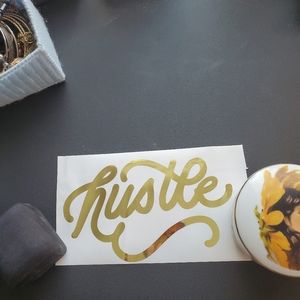 Hustle sticker